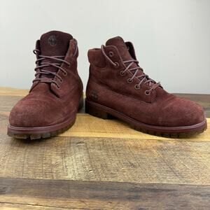 Timberland Girls Size 6 Timberdry Waterproof Primaloft 200g Boots Burgundy A0330